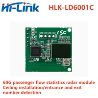 Hilink new 60GHz millimeter wave radar passenger traffic statistics sensor module HLK-LD6001C entry and exit number count 2