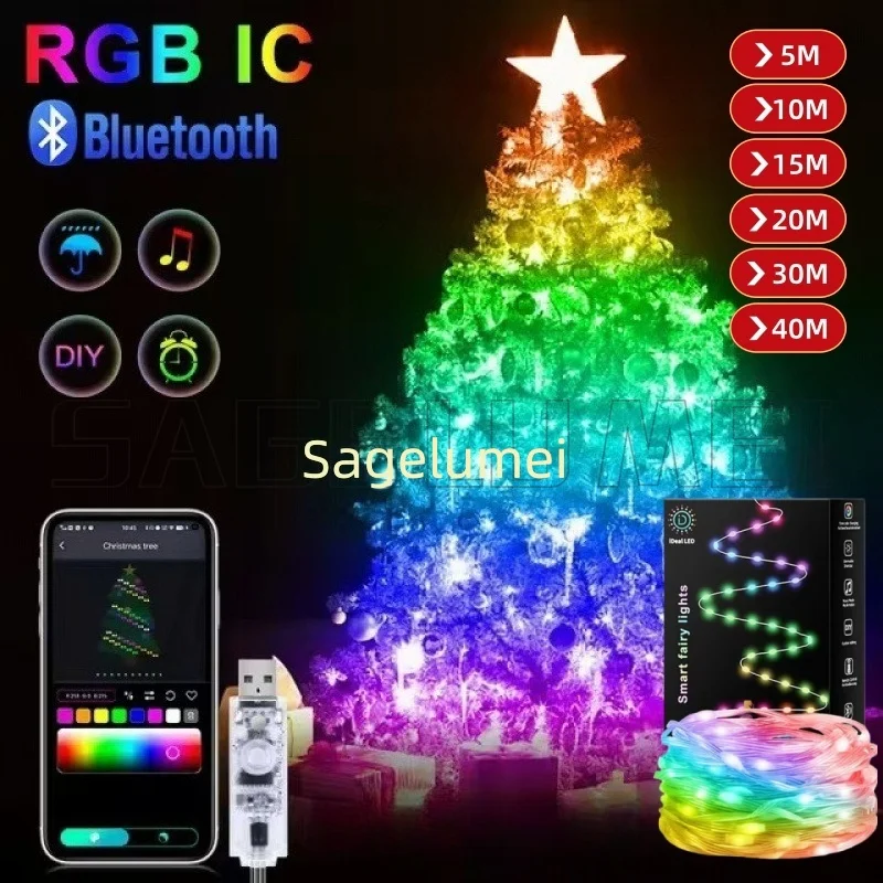 SAGE LU MEI RGB LED Lichterkette Abbildung 1