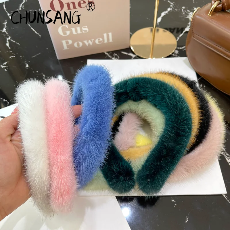on sale 1pc baby twisted headband toddler hair bands for baby girls kids headbands turban newborn haarband baby hair accessories Vintage Color Real Rabbit Fur Wide Headband Headbands Head Band Hair Hoop Bands Haarband for Women Girls Korean Hair Accessories