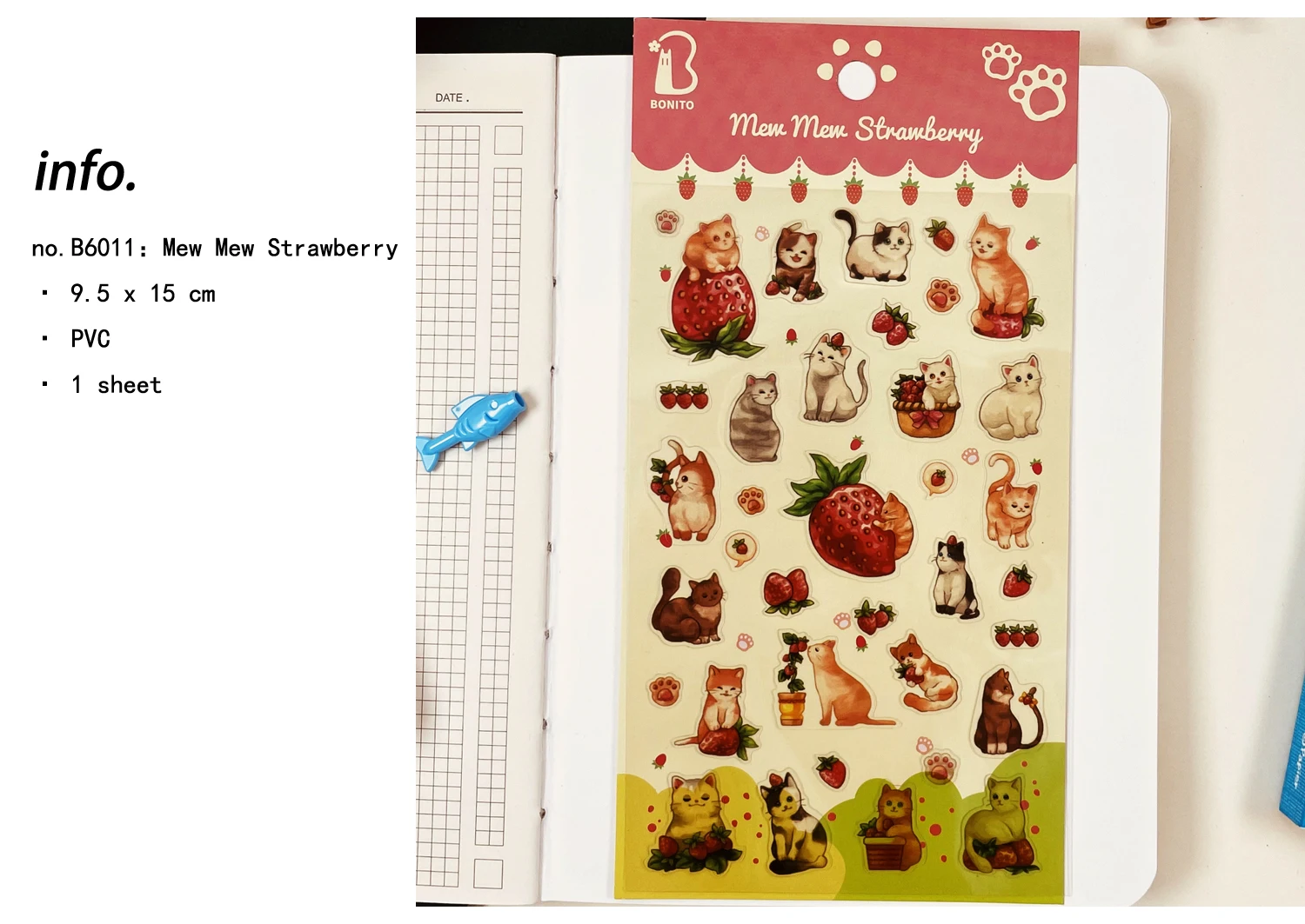 Koreanische Suatelier-Kollektion, niedliches Haustier, Welpe, Katzen, Zuhause, tägliche Aufkleber, DIY, Scrapbooking, Reise, Tagebuch, Schreibwaren, Aufkleber, Zubehör – Detail 12