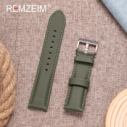 Men's Vintage Sailcloth Nylon Sport Wristband with Quick Release in Black, Blue, and Green - 22mm (Green)