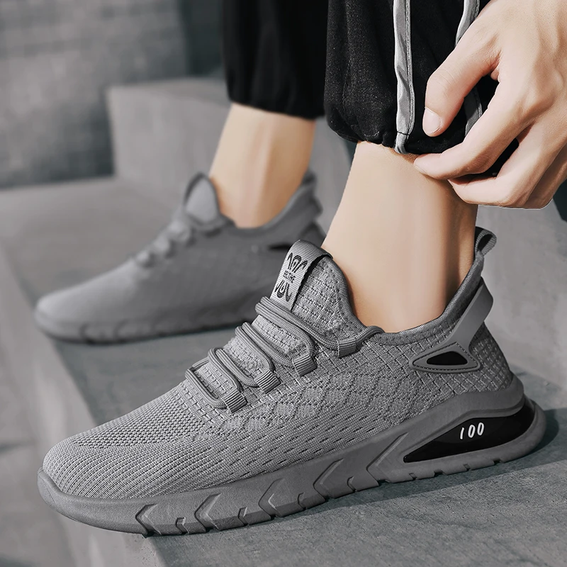 

Новинка 2024, мужская спортивная обувь, повседневные Модные беговые кроссовки, высококачественные дышащие легкие кроссовки для прогулок на открытом воздухе