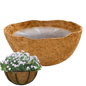 내구적인 코코넛 코코 라이너, 꽃 바구니 벽 화분 및 냄비 매트, 내구성 있고 두꺼운 코코 라이너, 냄비 매트