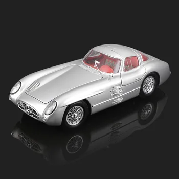 Maisto 1:18 Mercedes Benz 300 SLR Vintage Car Diecast Model Edition Retro car Alloy Luxury Vehicle Toy Collection Ornaments Gift