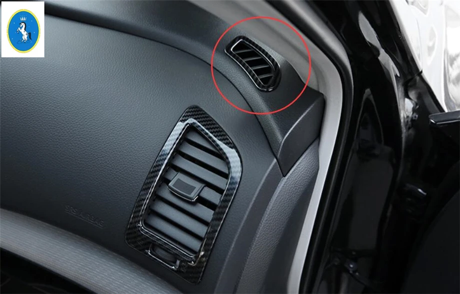 

Car Accessories Dashboard Side Air Conditioning AC Outlet Vent Cover Trim For Nissan Teana / Altima 2013 - 2018 / Carbon Fiber