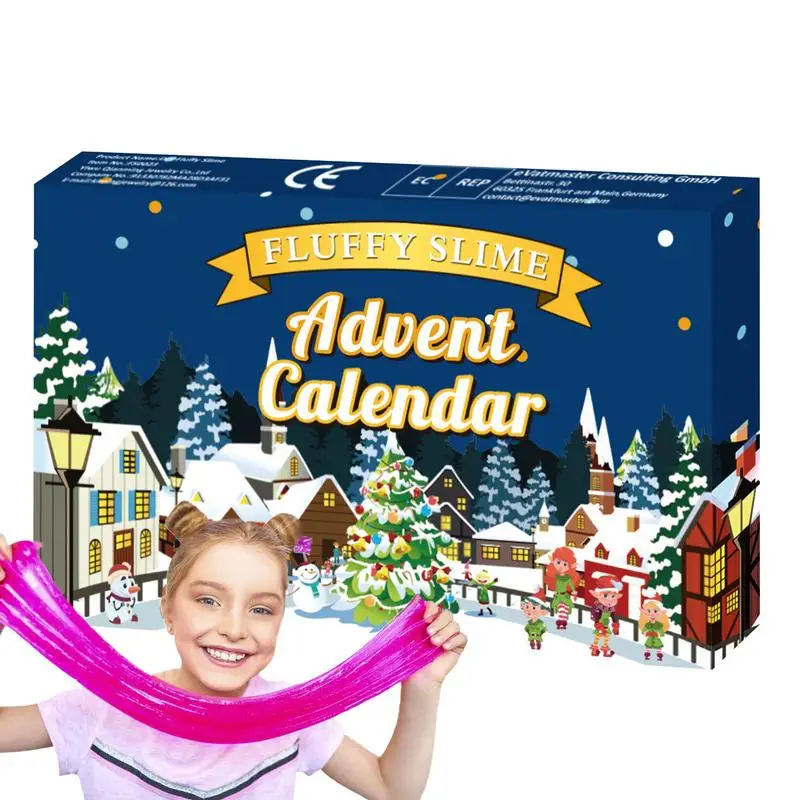 

Детский календарь и пенка, подарок на Рождество, 24 цифры, обратный отсчет