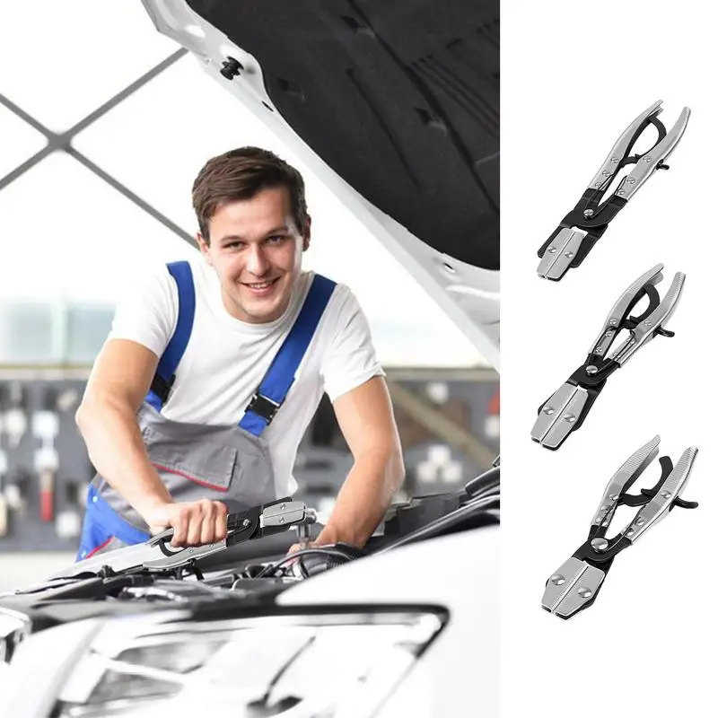 

Hose Pinch Pliers Line Clamp Pliers Wear Resistant Radiator Hose Clamp Pliers Gas Lines Brake Hoses For Flexible Hoses Auto