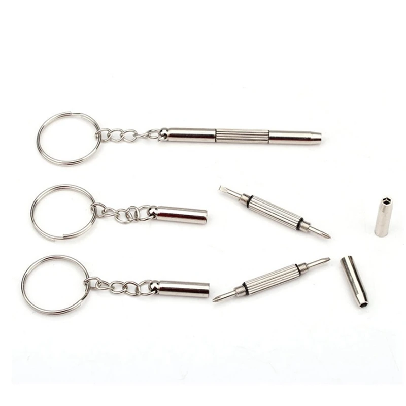 Screwdriver Multi-Function 3 In 1 Three-Purpose Glasses Accessories Repair Tool Portable Multi-Function Screwdriver-N29R