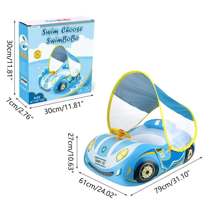 

B2EB SwimRings For Kid Summer Baby Pool Float Inflatable Pool Toy Swim Float