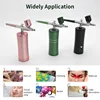 Airbrush Nail With Compressor Kit For Nails Art Paint Cake Crafts Nails Spray Nano Steam Gun Nail Art Tattoo Spray Gun Oxygen 3