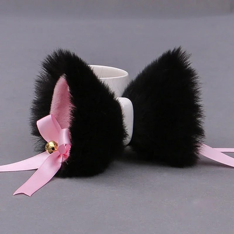 Plush Animal Ears Hairpins 1 Pair cosplay accessories hair accessories hair clips