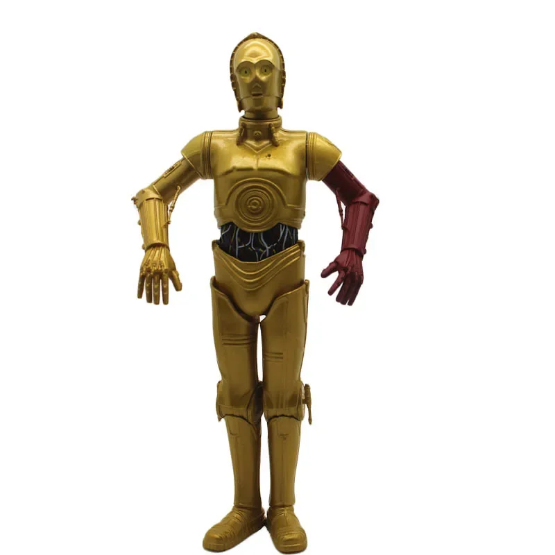 Звездные войны, золотой робот C3po, коллекционная экшн-фигурка, статуэтка для фанатов, праздничный подарок T30