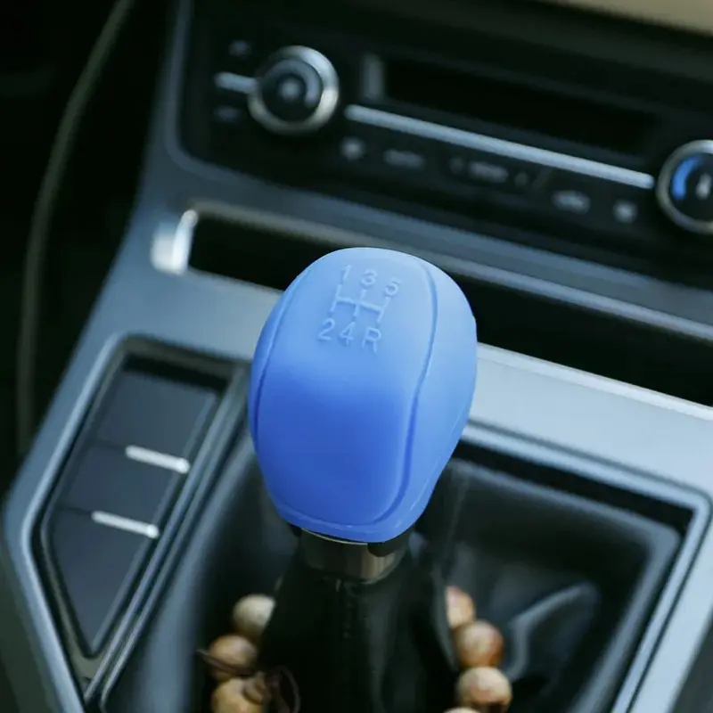 Car Manual Gear Silicone Gear Head Cover Handle Bobble Small Truck General Supplies gear head cover