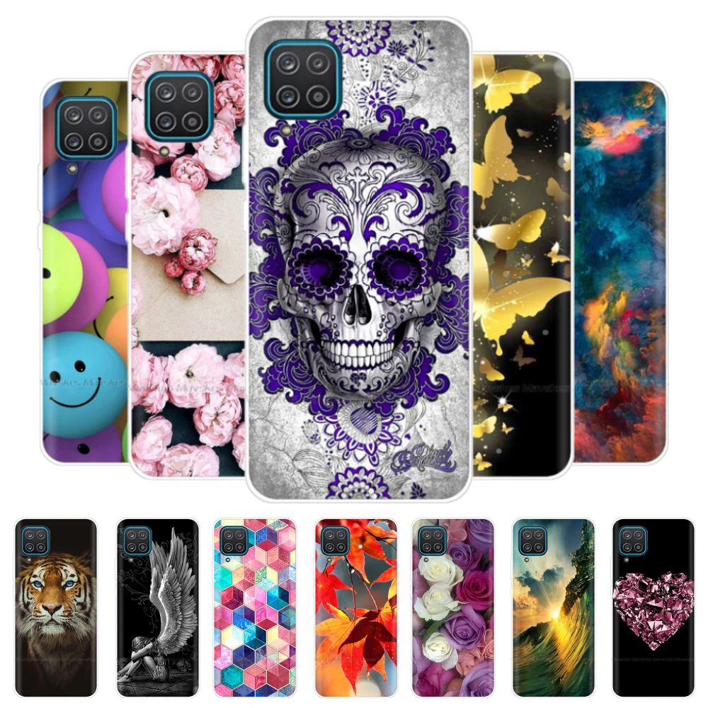 

for Samsung Galaxy A12 Case Cover Silicon Soft TPU Phone Case for Samsung A12 GalaxyA12 A 12 SM-A125F A125 Bumper 6.5 inch Coque