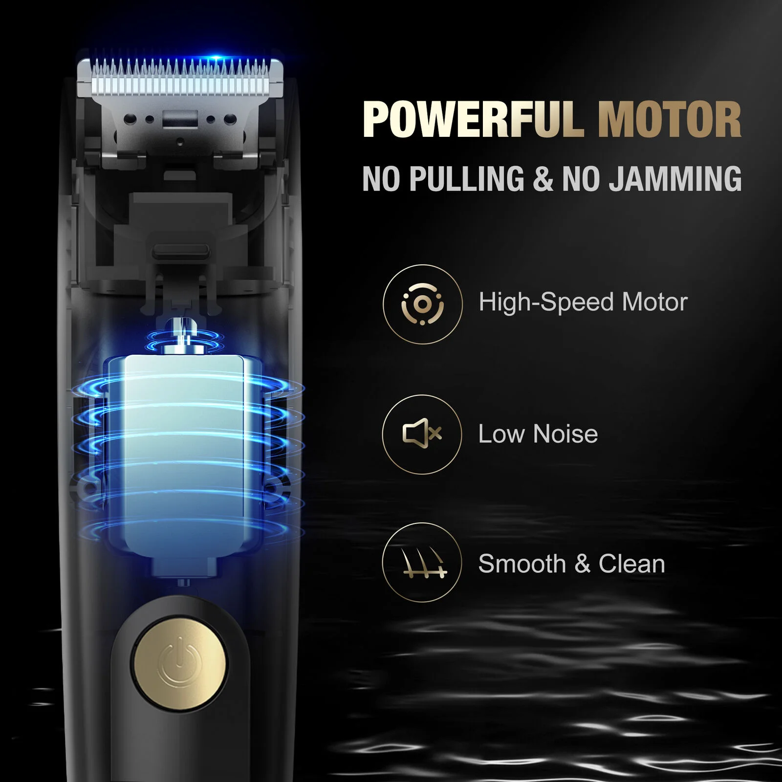 Sejoy Men's Hair Clippers Beard Trimmer Cordless Cutting Beard Barber Shaving Machine Body Hair Shaver 3