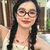 Leopard Print Oval Frame Glasses Women Lovely Anti Blue Light Plain Eyewear Finish Optical Spectacle Computer Clear Glasses Gift 4