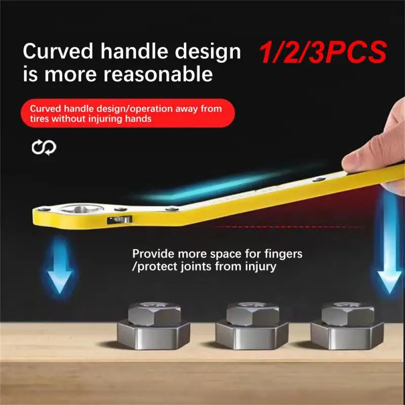 

1/2/3PCS Car Jack Labor-saving Wrench Auto Wheel Lug Wrench Handle Repair Tool Labor-saving Wrench Scissor Garage Tire Changer