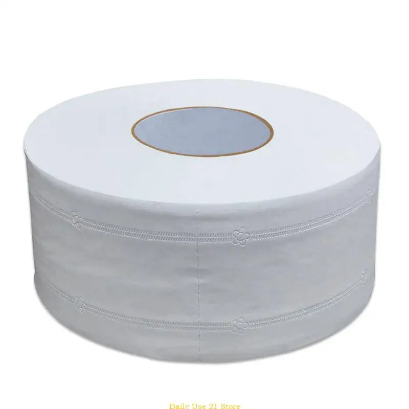 

21x9cm Thicken 4-Ply Large Toilet Roll Paper Bath Tissue Floral Embossed No Fluorescent Agent Hand Towel Napkin for Hotel