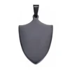 10Pcs Men Jewelry Stainless Steel Customized Dog Tags Pendant Name Engraved Shield Shape Necklace Jewelry Wholesale Dropship 6