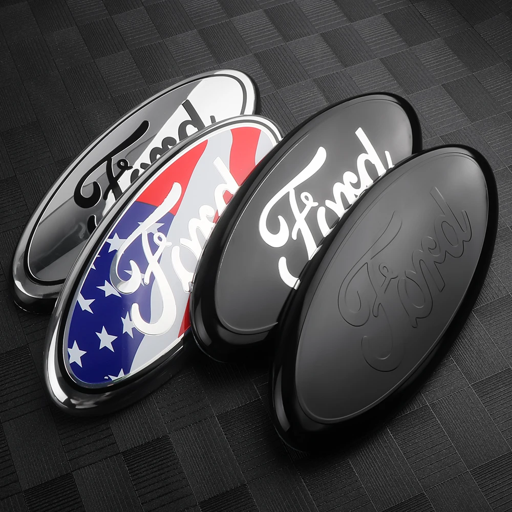 Car Front Hood Emblem Sticker Bonnet Trunk Sticker Ford Mondeo Explorer Edge Focus Fiesta Transit Ecosport Escape MK3 Kuga