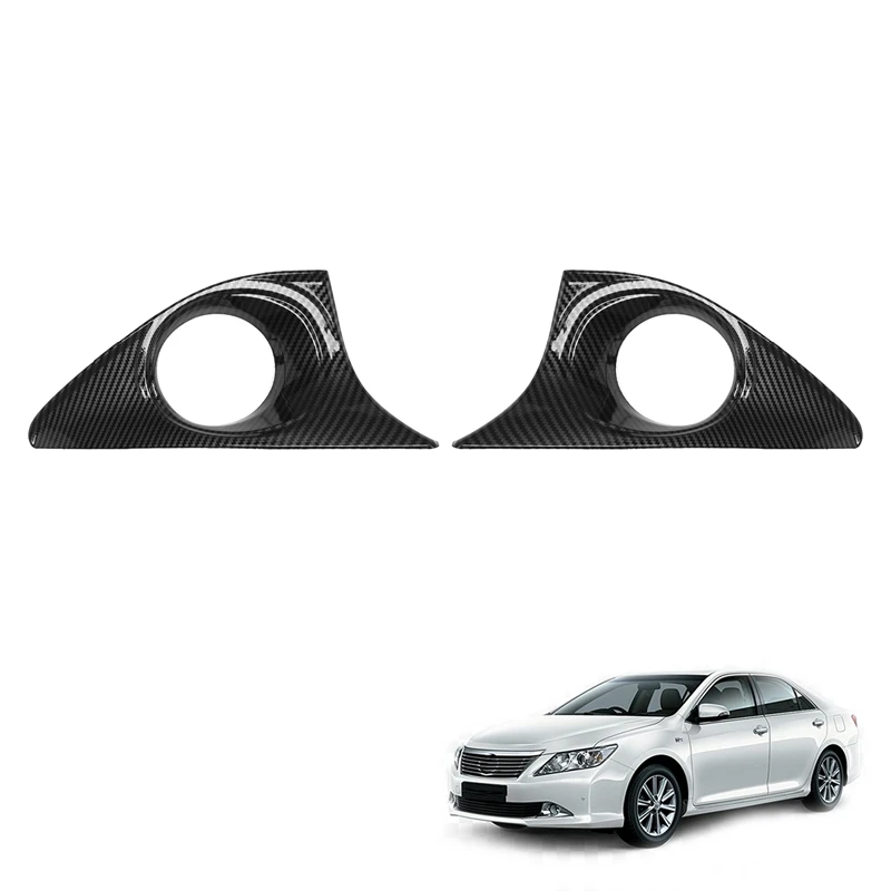 

Для Toyota Camry 2012-2014 ABS углеродное волокно, сменная передняя противотуманная лампа, обшивка, декоративная рамка
