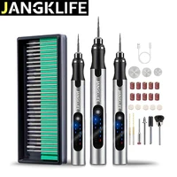 JANGKLIFE USB Cordless Rotary Tool Kit Woodworking Engraving Pen DIY For Jewelry Metal Glass Mini Wireless Drill