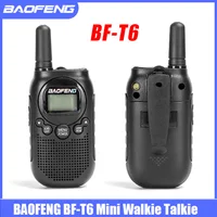 BAOFNEG Children Walkie Talkie BF-T6 Mini Two Way Radios 3W 1500mAh UHF400-480MHz Small Interphone for Kids T6 Portable Radios 1