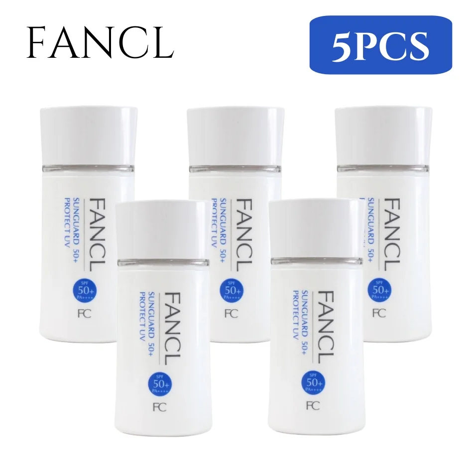

5PCS FANCL Physical Sunscreen 60ml SUNGUARD 50+ Protectuv Sun Protection Waterproof Sweatproof Anti-oxidation Non-greasy
