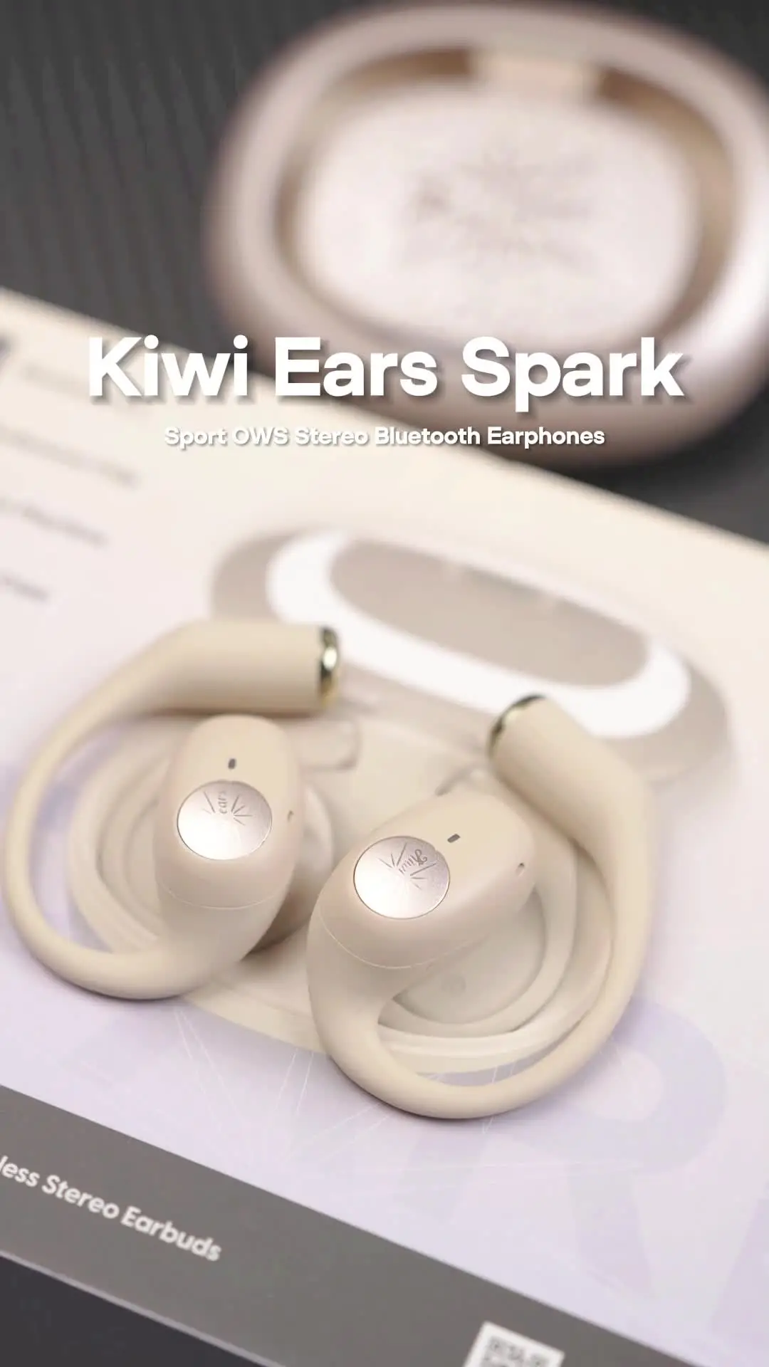 Kiwi Ears Spark Sport OWS ステレオ Bluetooth ノイズキャンセリング