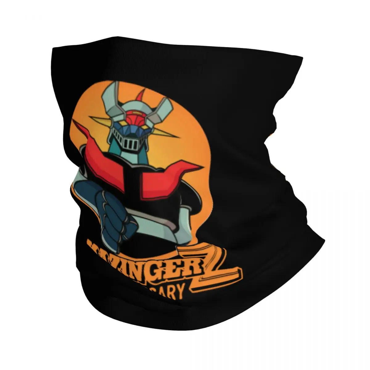 

Mazinger Z Goldorak Actarus Bandana Neck Gaiter Printed Anime Robot Grendizer Face Scarf Warm Headwear Hiking for Men Women