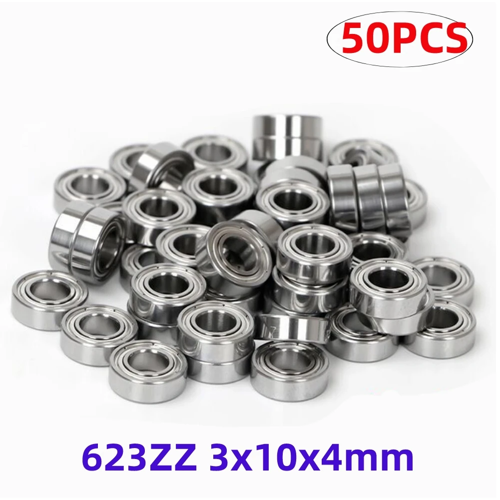 10pcs Miniature Bearings 3x10x4mm 623zz Inline Roller Skate Bearing