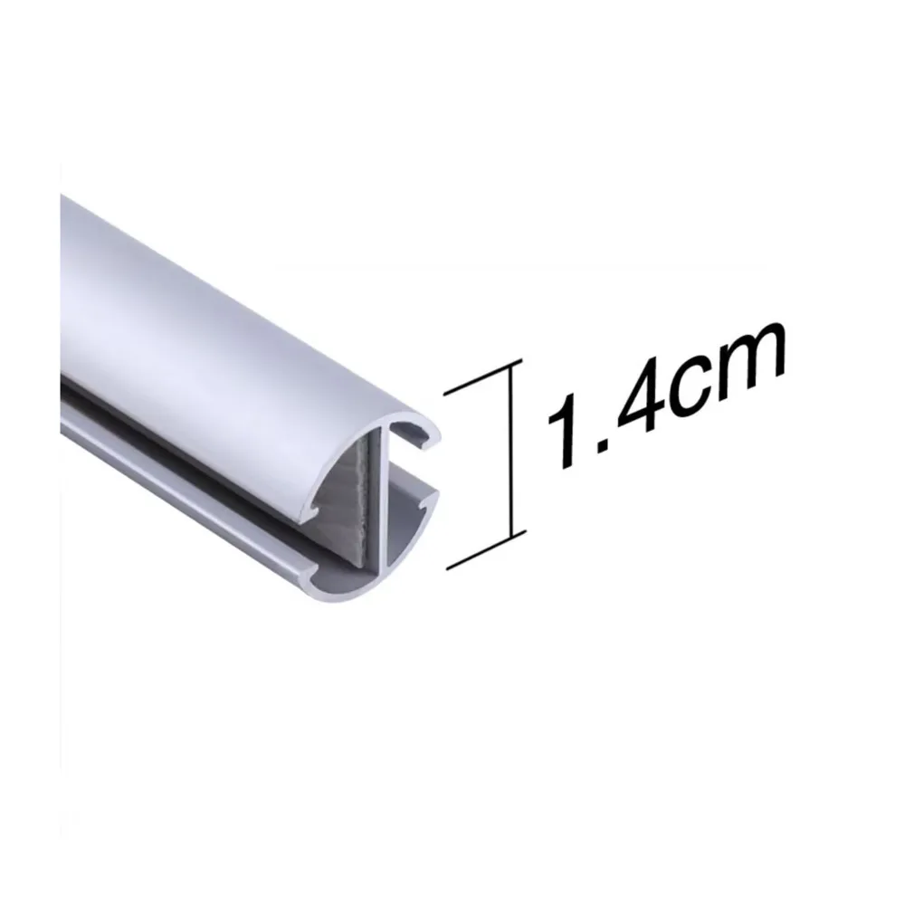 10pcs 30cm 천장 사인 홀더 배너 포스터 클램프 레일 소매점 프로모션 및 광고를위한 알루미늄 합금