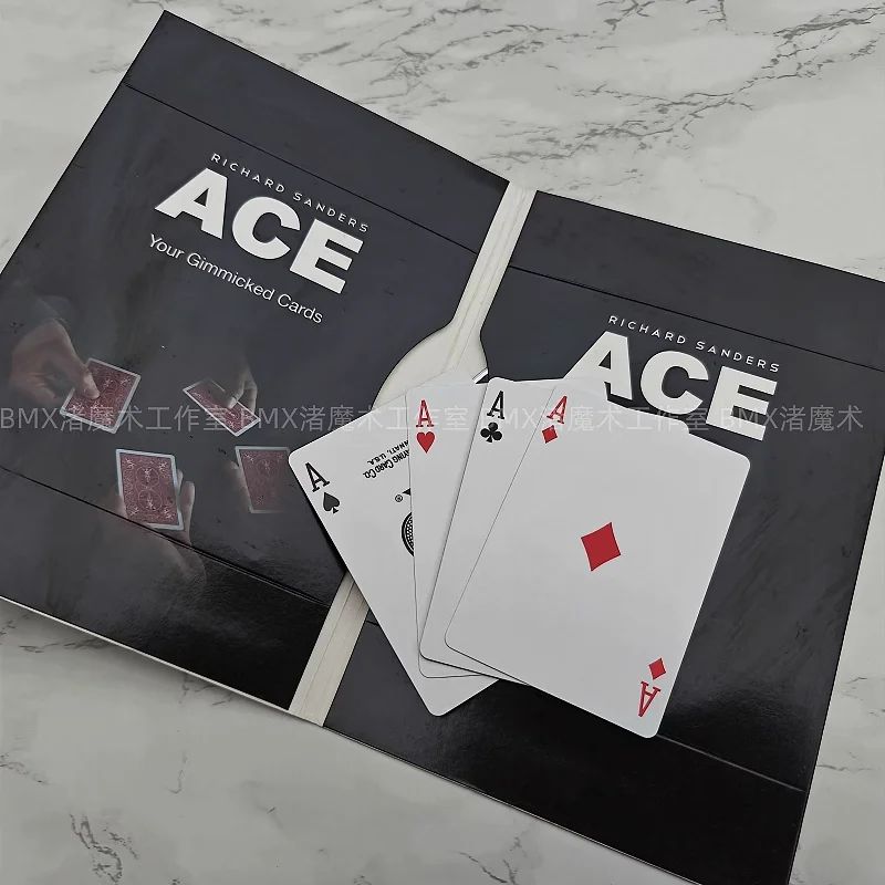

ACE Ричард Сандерс карточка магические фокусы реквизит Магика крупные планы иллюзии подвески + видеоруководство волшебные фокусы улица