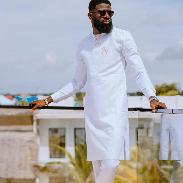 Tunji Long Sleeve Dashiki Outfit - Image 2