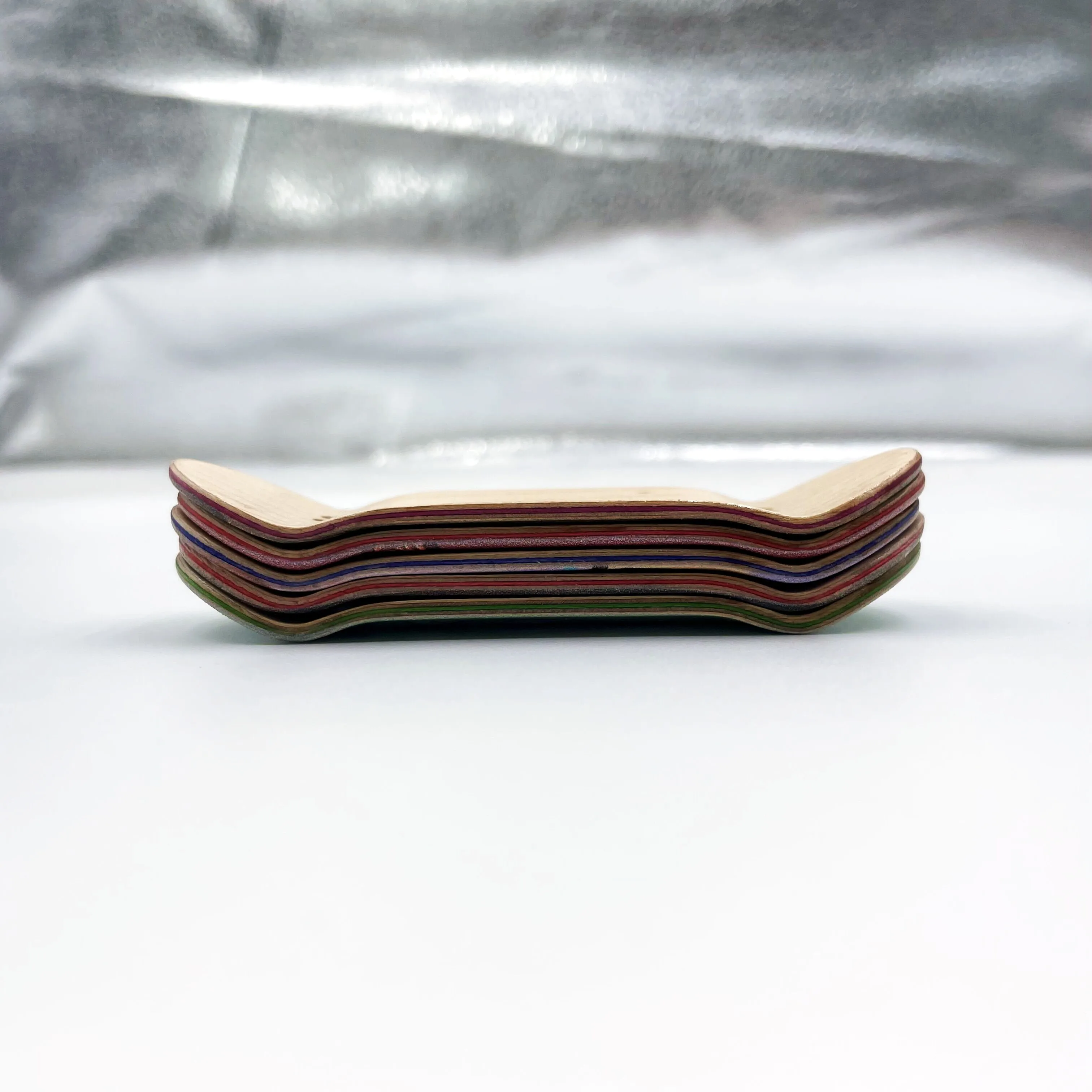 Premium Graphic 34mm Wooden Fingerboard Deck for Advanced Mini Skateboarding