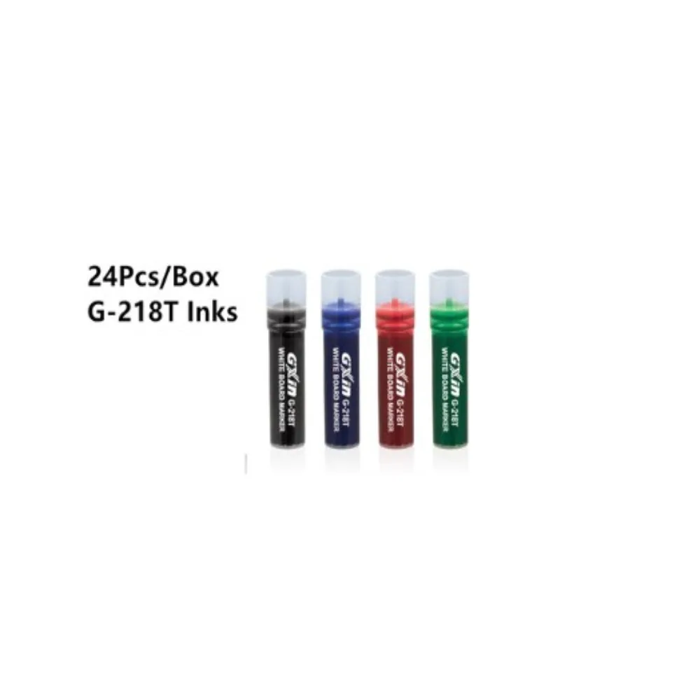 G-218T 화이트보드 마커 펜 리필 잉크, 수성, 쉬운 지우기, 대용량 교체 잉크, 교육 사무실용, 무독성, 1 세트