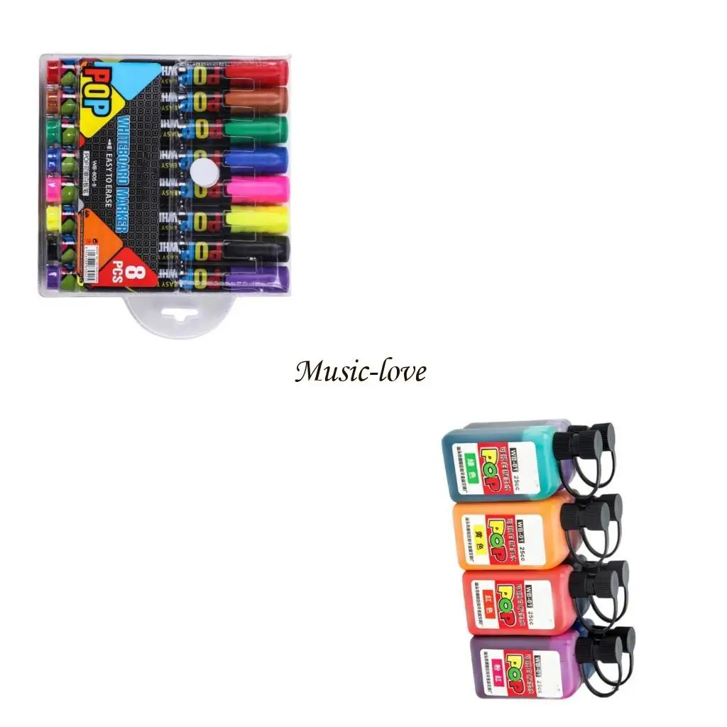 12개의 분류된 색상 다시 채울 수 있는 건식 교실 회의 사용 203A를 위한 지울..