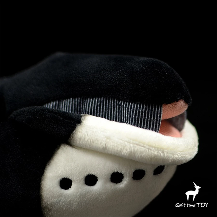 Bowhead Whale High Fidelity Anime Cute Plushie Humpback Right Whale Plush Toys Lifelike Animals Simulation Stuffed Doll Kawai 5