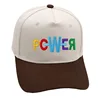 POWER Baseball Cap G-Dragon Trucker Hat High Quality Retro Double Color Kpop Woman Cap 56-58cm Adjustable Buckle Unisex 5