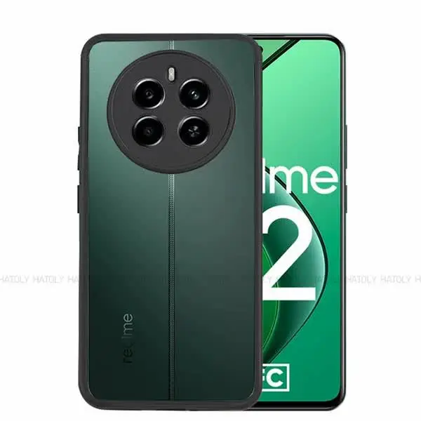 Custodia Per Realme 12 4G / Realme 12+ Plus 5G – Cover In TPU Trasparente Con Disegno Delicato, Antiurto Con Airbag Angolari, Modello A95 - 5