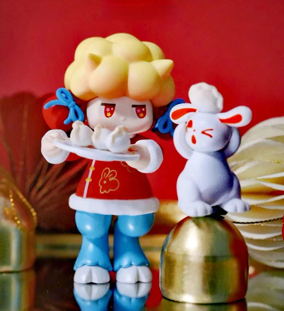 thumbnail image 1 of Three, Two, One! Happy Chinese New Year Series 1pc/16pcs Action Figure Cute Model Toys New Year Birthday Trendygift, 1 of 5
