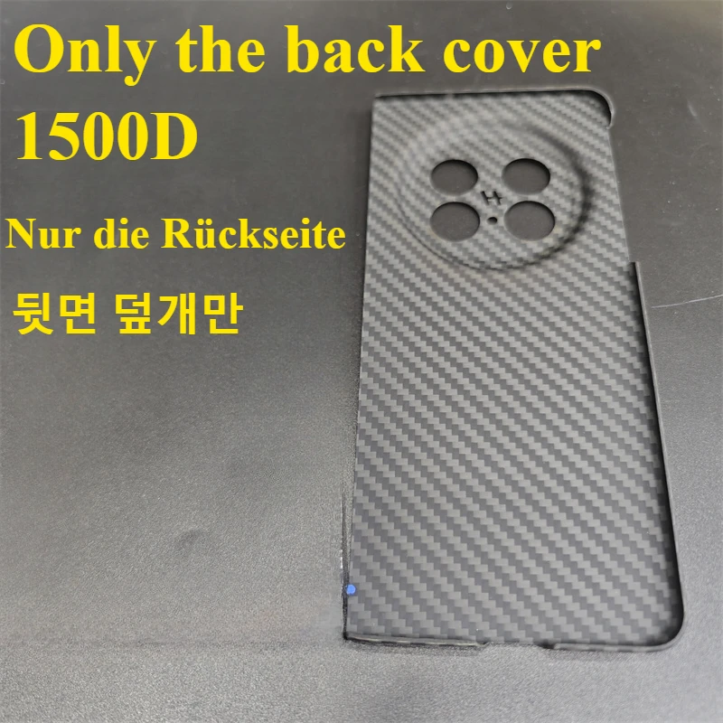Ultra-Thin Real Carbon Aramid Fiber Folding Phone Case