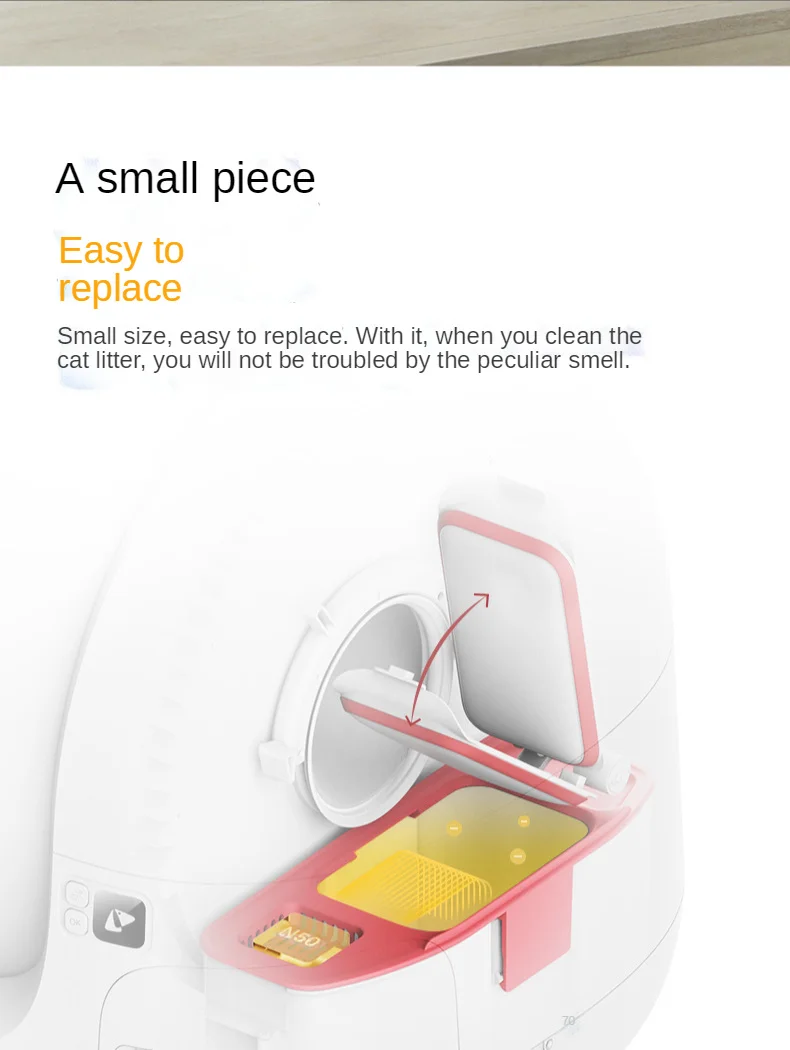Automatic Shoveling Cat Supplies Cleaning Cat Litter Box Deodorant Cube N50 for PETKIT PURA MAX Litter Box cat litter box cleaner