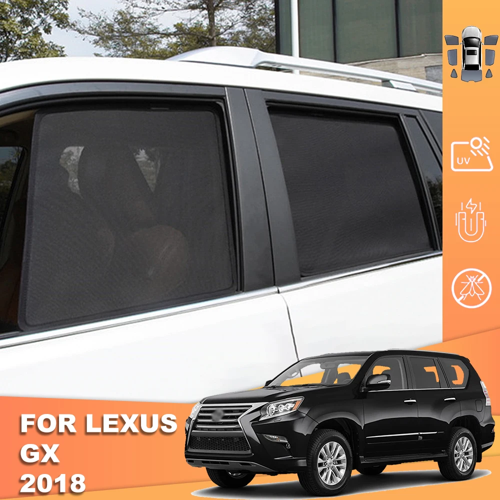 Магнитный автомобильный солнцезащитный козырек для Lexus GX 460 GX460 2009-2022 сетчатая