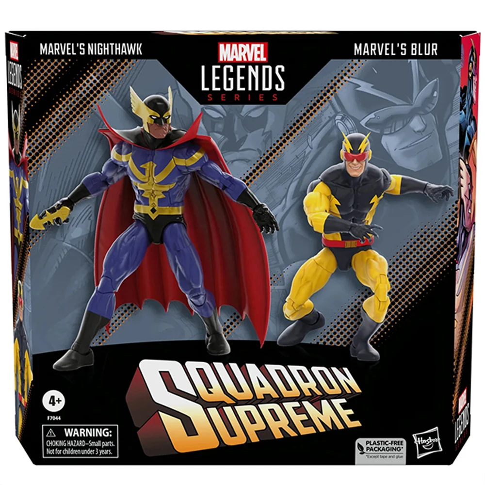 

Original Hasbro Marvel Legends Series Nighthawk and Blur 2-Pack 6-Inch Collectible Model Action Figure Toy F7044