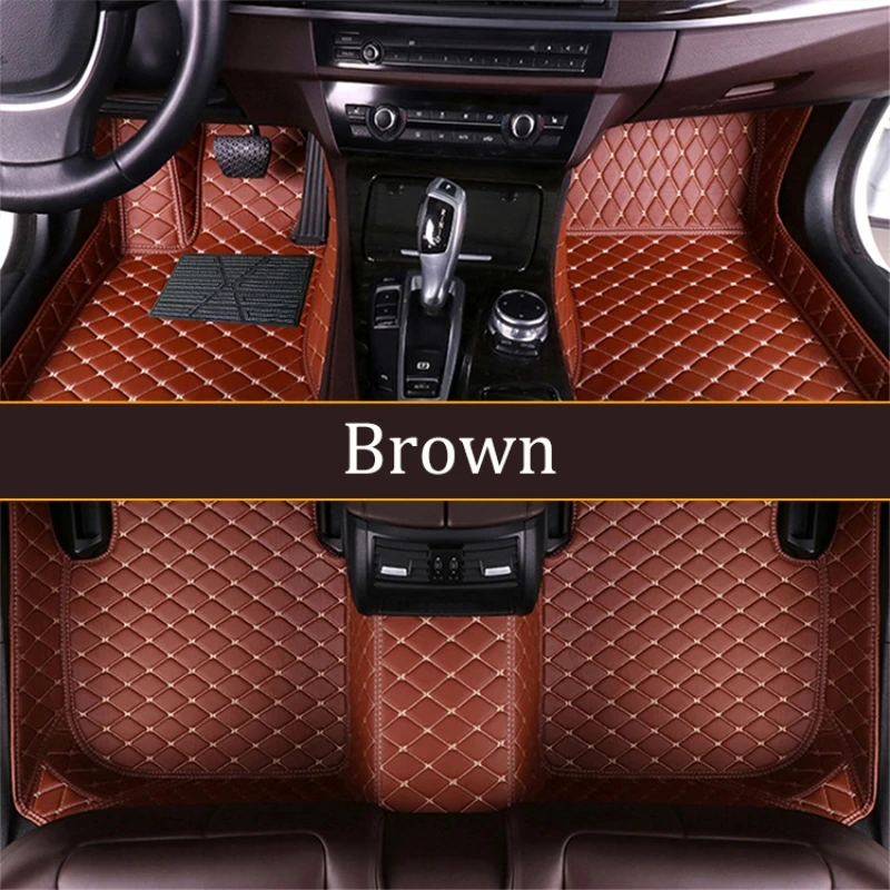 

BHUAN Custom Leather Car Mat For Ssangyong All Models Rodius Kyron ActYon Rexton Korando Auto Accessories Car-Styling Car Carpet