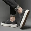 Men's Shoes Classic Casual Shoes Cow Suede Comfortable Sneakers For Men Luxe Leather Walking Shoes Lace-Up Luxury Man Sneaker 5