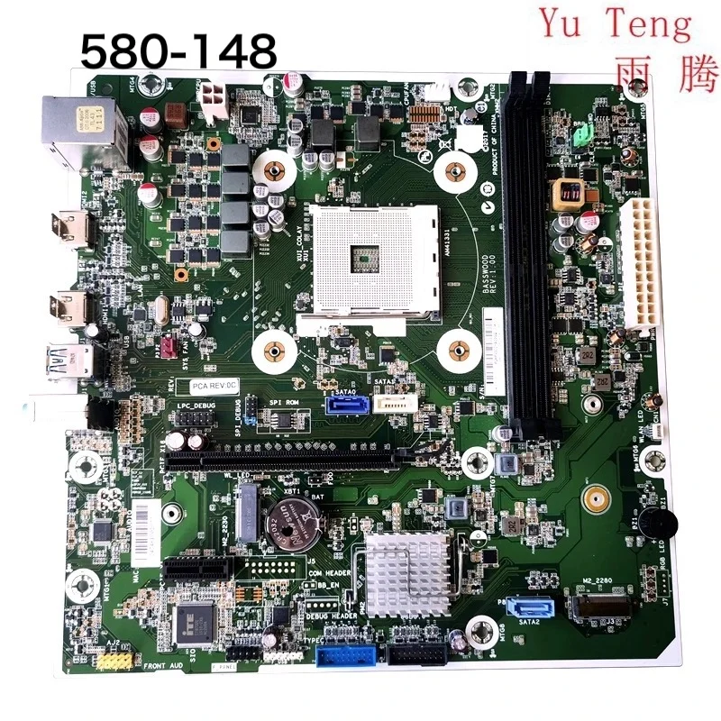 

Материнская плата для HP Pavilion 580-148, 921821-601, 921821-001, из липы, 100% протестированная, ОК, Полная работа, бесплатная доставка