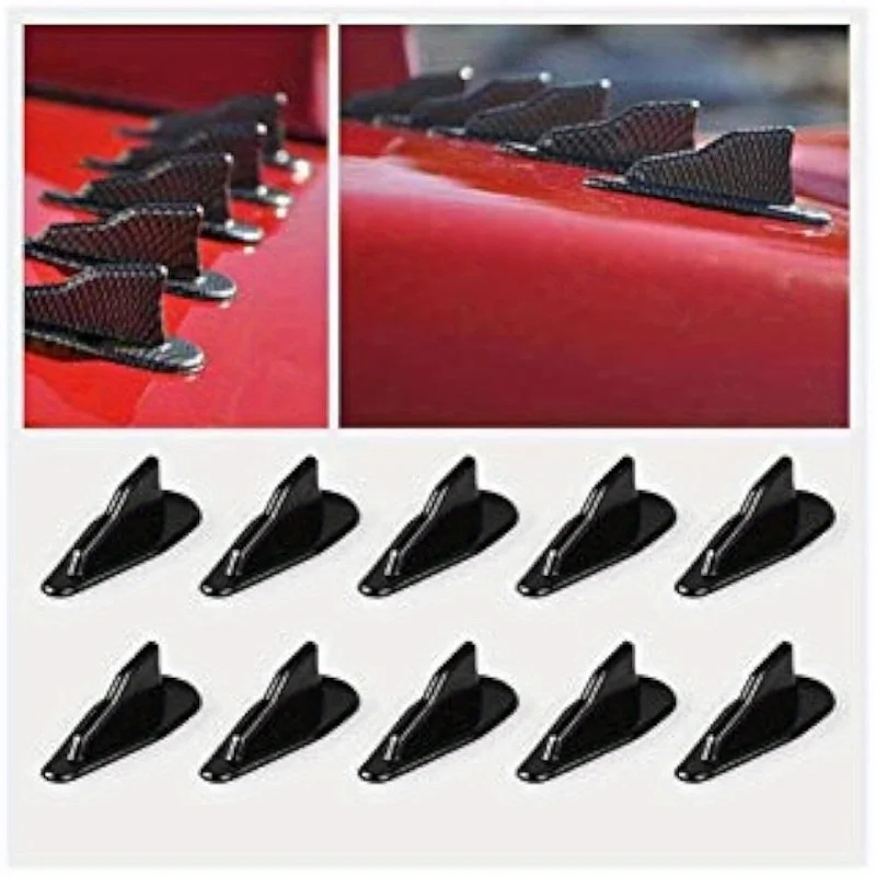 Diffuser Shark-Fin, Car Roof Spoiler for Universal Car Truck Spoiler Roof Wing,Wing Pointed End Style Car Decoration Accessories
