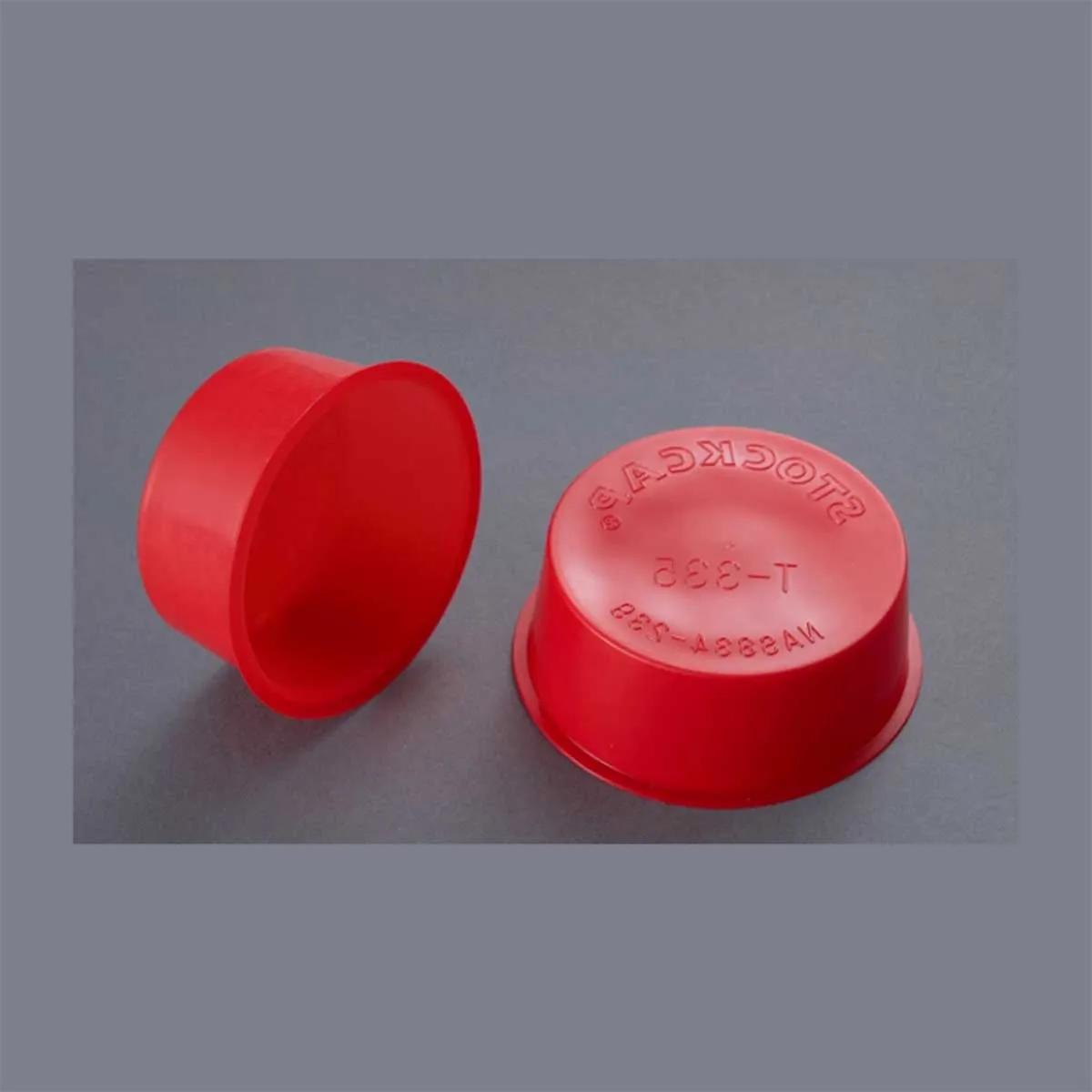 Red Conical Plug/Round Pipe Screw Hole Plug/Internal Threaded Plastic Sleeve Hole Dust Plug